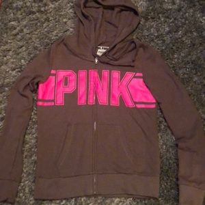 Pink zip jacket